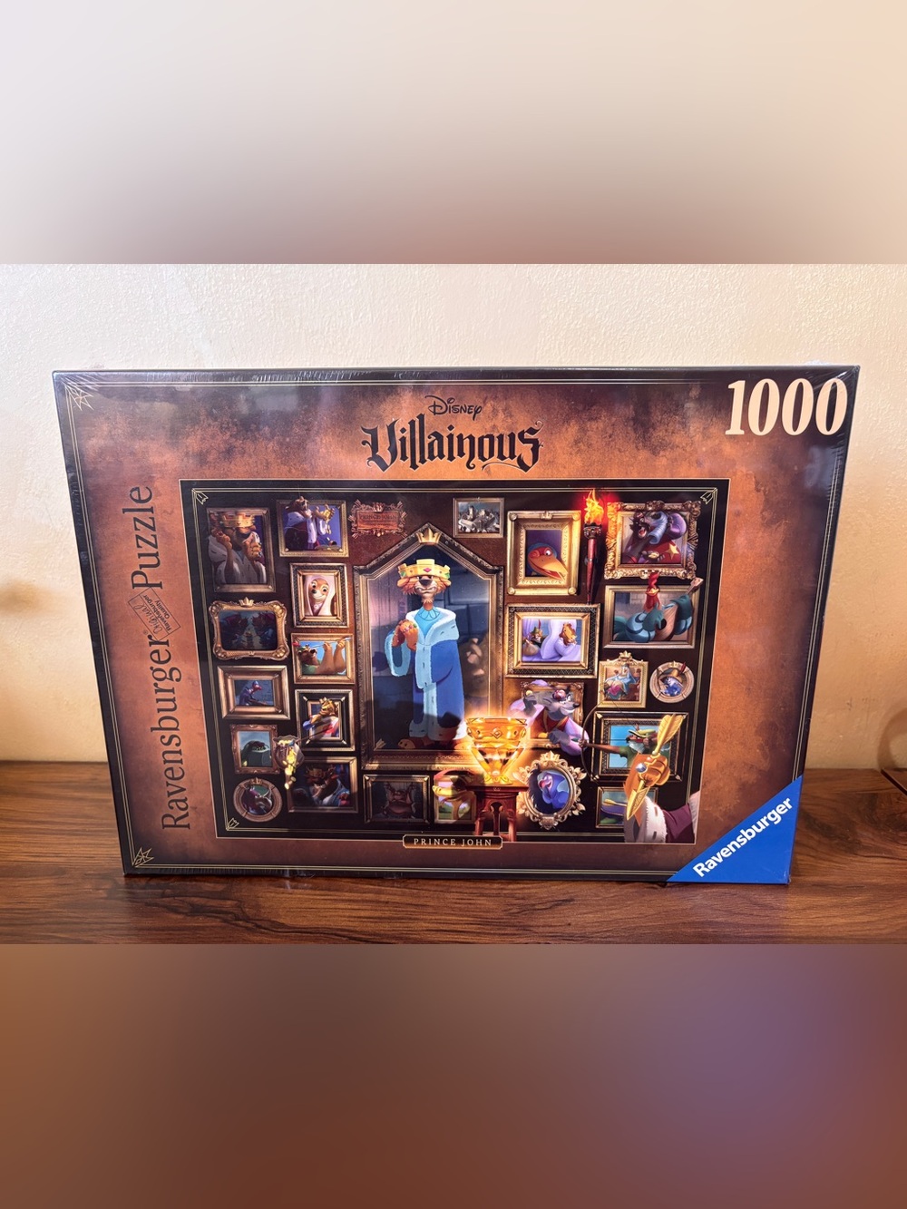 Disney Villainous Prince John Ravensburger 1000 Piece Puzzle NEW/SEALED
